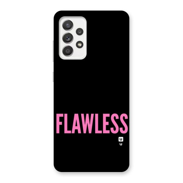 Flawless Pink Design Back Case for Galaxy A52