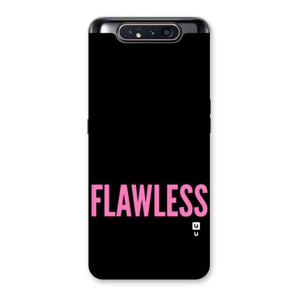 Flawless Pink Design Back Case for Galaxy A80