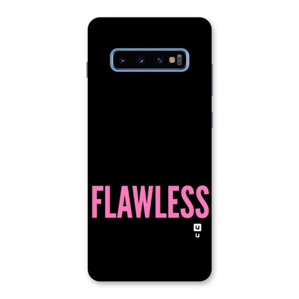 Flawless Pink Design Back Case for Galaxy S10 Plus