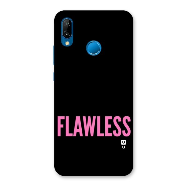 Flawless Pink Design Back Case for Huawei P20 Lite