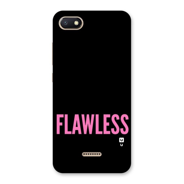 Flawless Pink Design Back Case for Redmi 6A