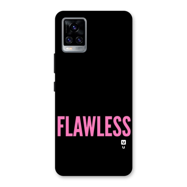 Flawless Pink Design Back Case for Vivo V20 Pro