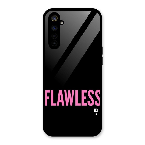 Flawless Pink Design Glass Back Case for Realme 6i