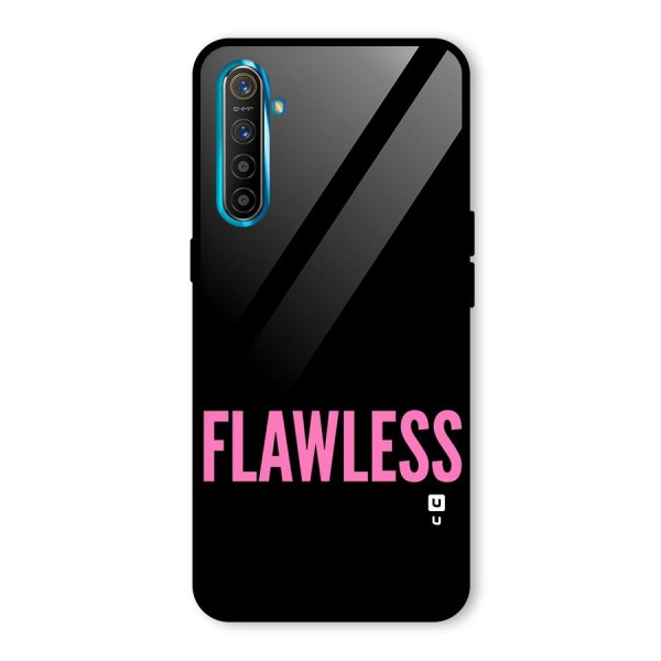 Flawless Pink Design Glass Back Case for Realme XT