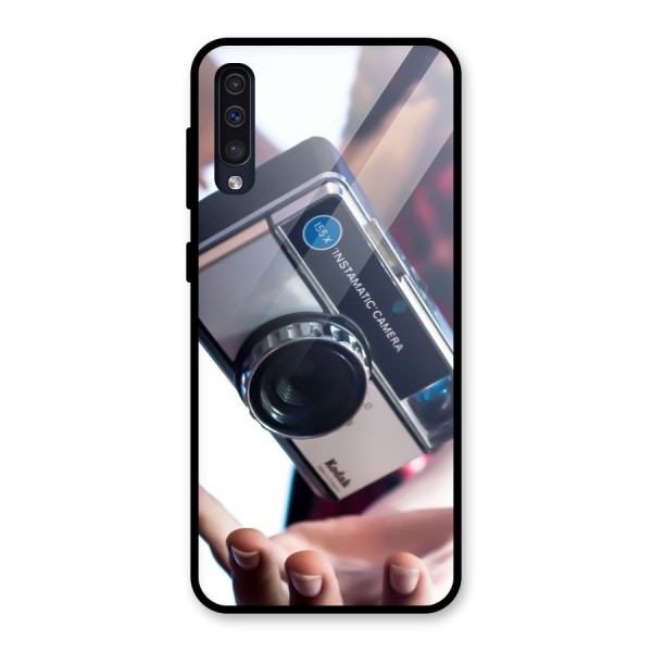 Floating Camera Glass Back Case for Galaxy A50s