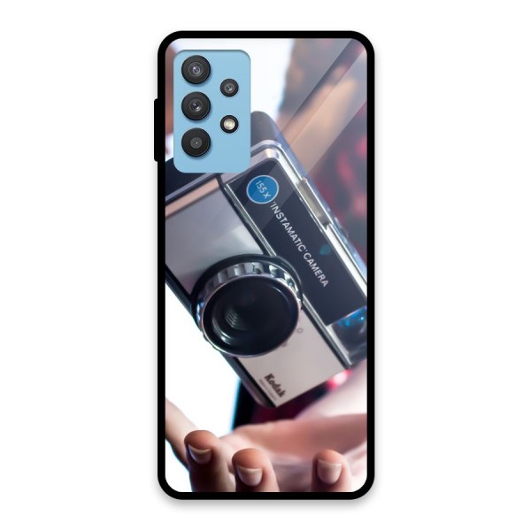 Floating Camera Glass Back Case for Galaxy M32 5G