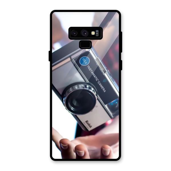 Floating Camera Glass Back Case for Galaxy Note 9