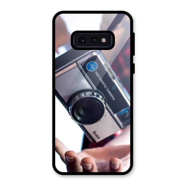 Floating Camera Glass Back Case for Galaxy S10e