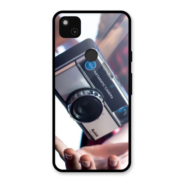 Floating Camera Glass Back Case for Google Pixel 4a