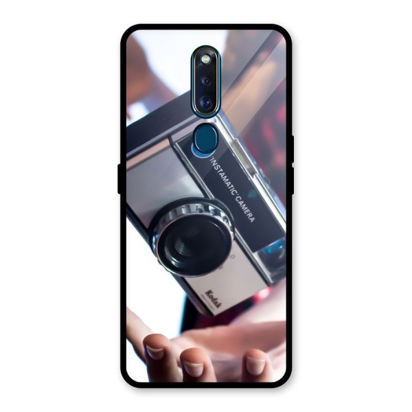 Floating Camera Glass Back Case for Oppo F11 Pro