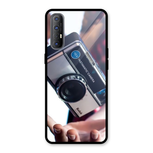 Floating Camera Glass Back Case for Oppo Reno3 Pro