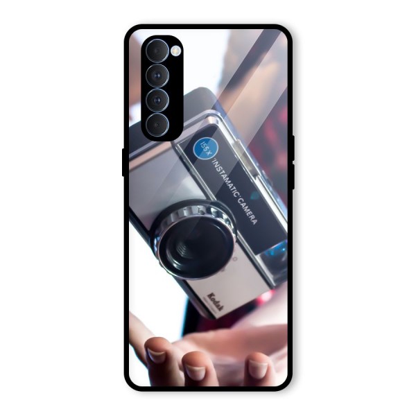 Floating Camera Glass Back Case for Oppo Reno4 Pro