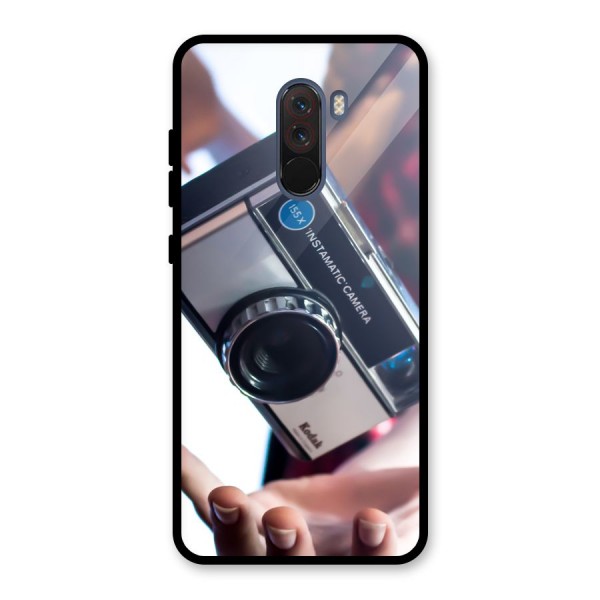 Floating Camera Glass Back Case for Poco F1