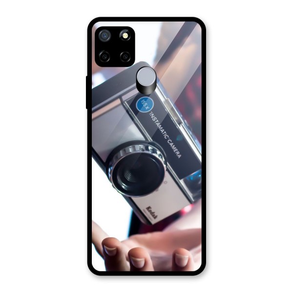 Floating Camera Glass Back Case for Realme C15