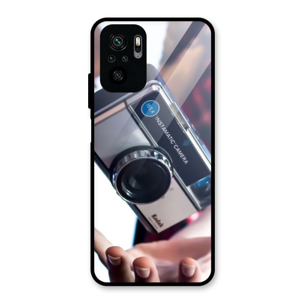 Floating Camera Glass Back Case for Redmi Note 10