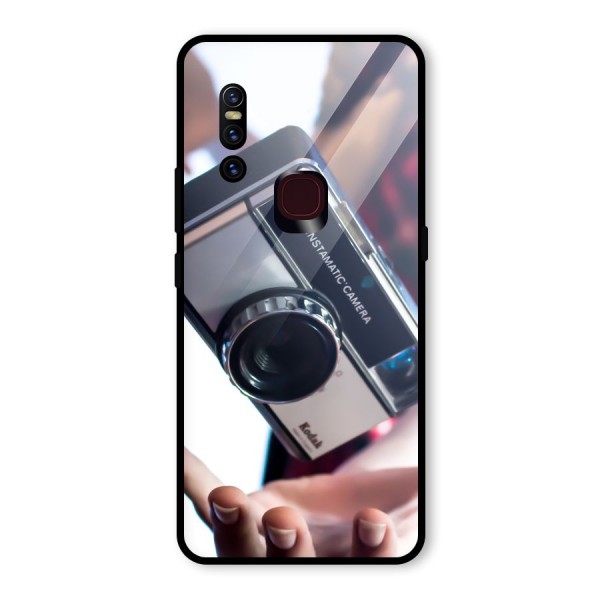 Floating Camera Glass Back Case for Vivo V15