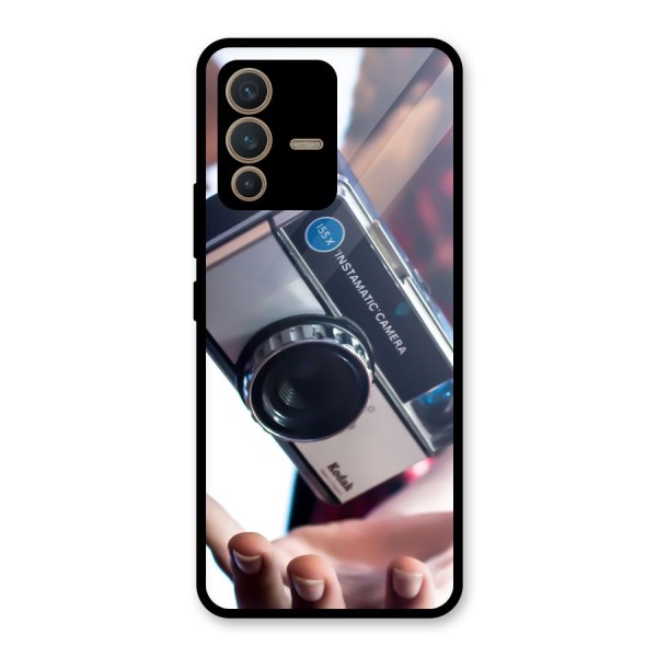 Floating Camera Glass Back Case for Vivo V23 5G