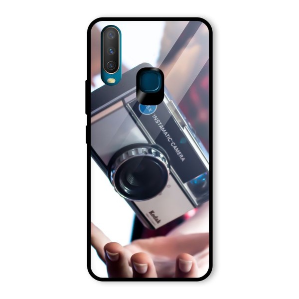 Floating Camera Glass Back Case for Vivo Y12