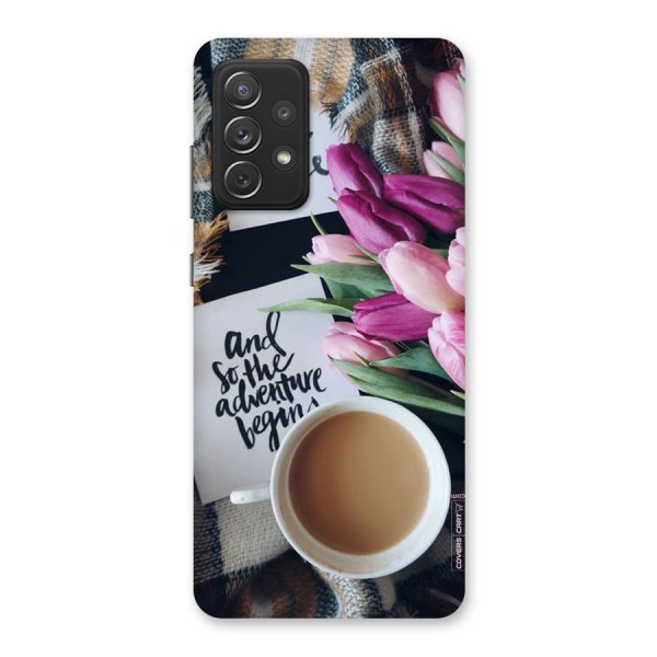 Floral Adventure Back Case for Galaxy A72