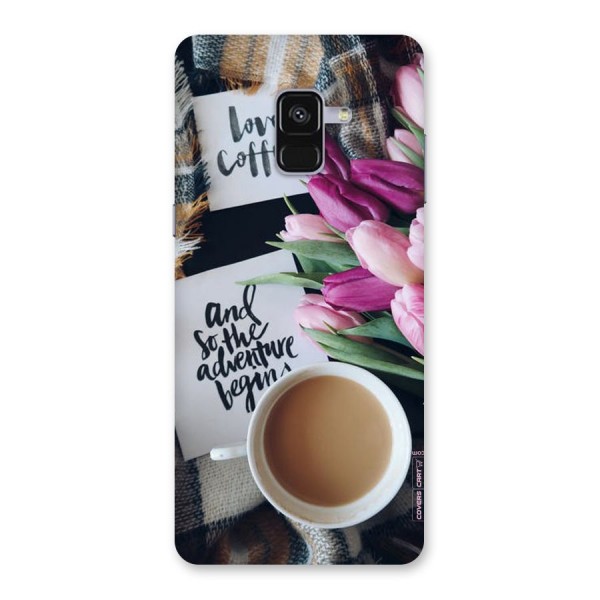 Floral Adventure Back Case for Galaxy A8 Plus