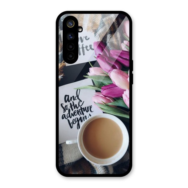 Floral Adventure Glass Back Case for Realme 6