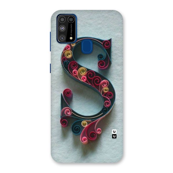 Floral Alphabet Back Case for Galaxy F41