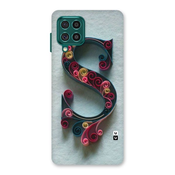 Floral Alphabet Back Case for Galaxy F62