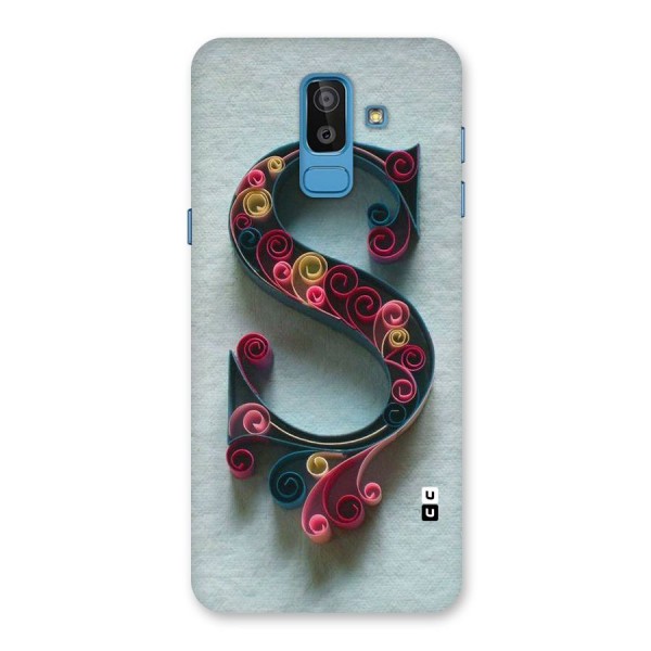 Floral Alphabet Back Case for Galaxy J8