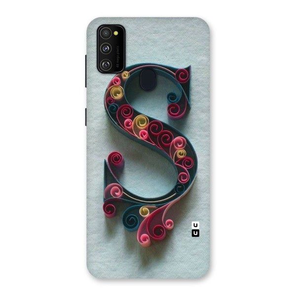 Floral Alphabet Back Case for Galaxy M21