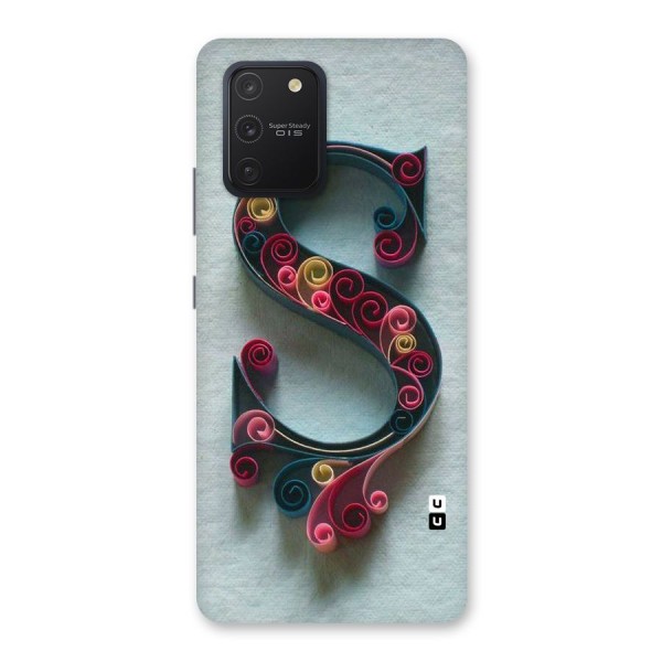 Floral Alphabet Back Case for Galaxy S10 Lite