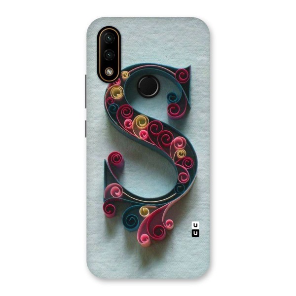 Floral Alphabet Back Case for Lenovo A6 Note