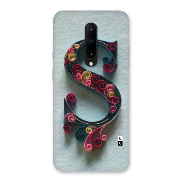 Floral Alphabet Back Case for OnePlus 7 Pro