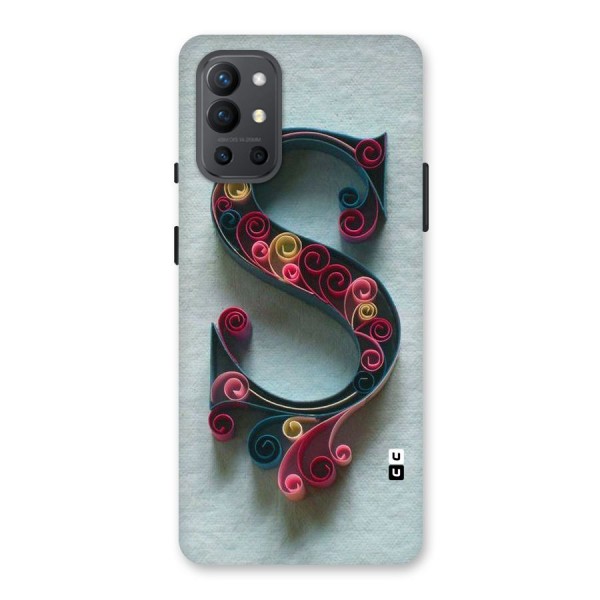 Floral Alphabet Back Case for OnePlus 9R