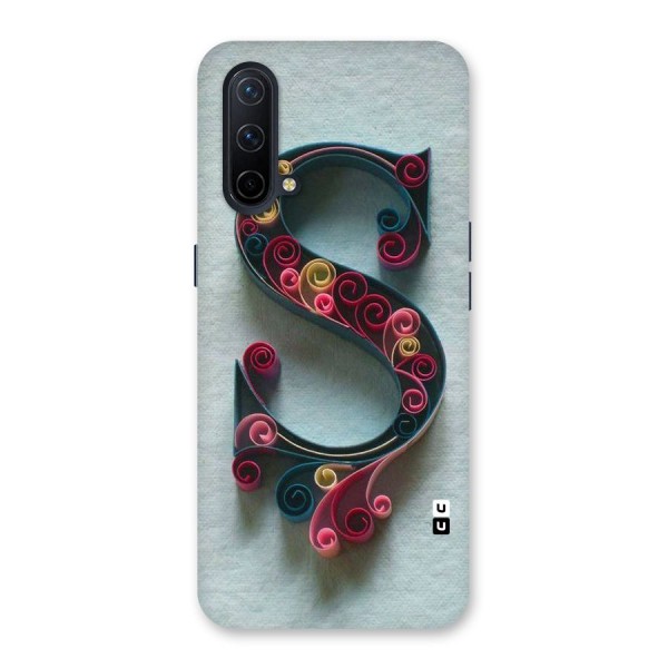 Floral Alphabet Back Case for OnePlus Nord CE 5G