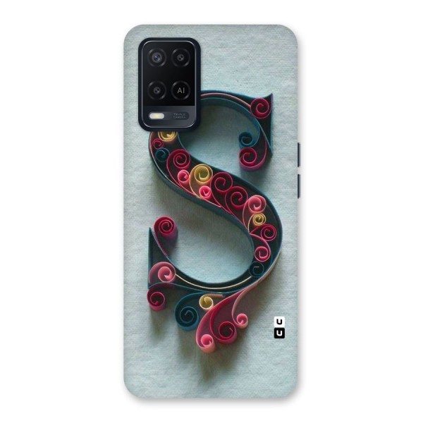 Floral Alphabet Back Case for Oppo A54