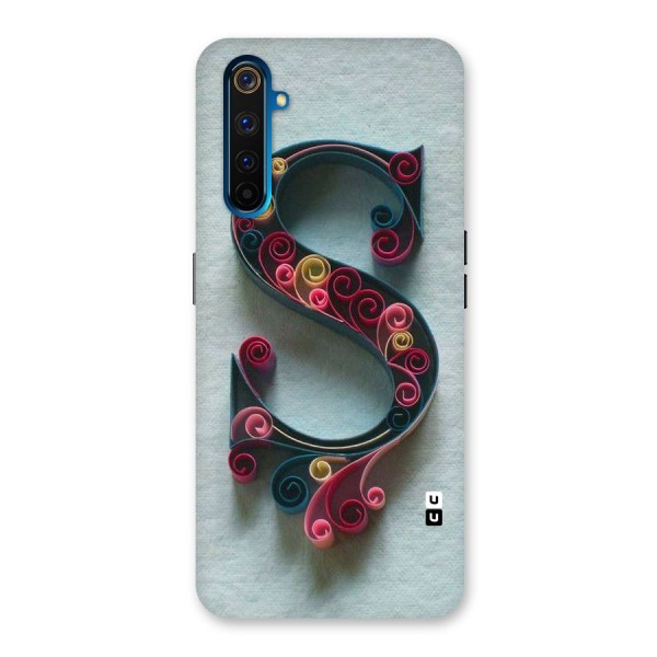 Floral Alphabet Back Case for Realme 6 Pro