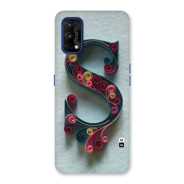 Floral Alphabet Back Case for Realme 7 Pro