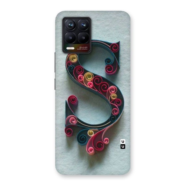 Floral Alphabet Back Case for Realme 8