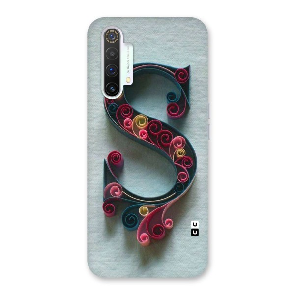 Floral Alphabet Back Case for Realme X3