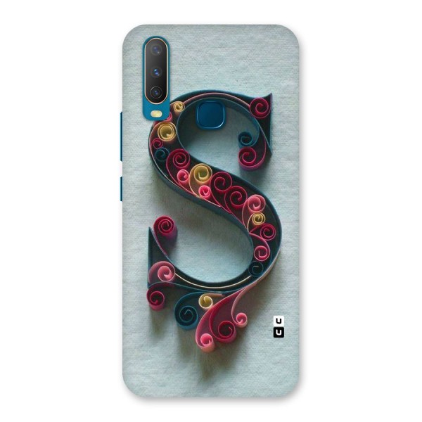 Floral Alphabet Back Case for Vivo U10