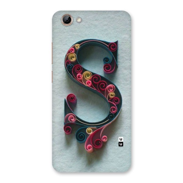 Floral Alphabet Back Case for Vivo Y71