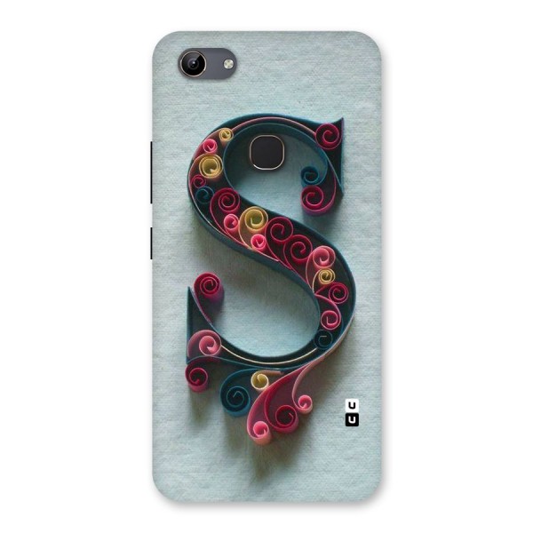 Floral Alphabet Back Case for Vivo Y81