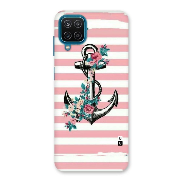 Floral Anchor Back Case for Galaxy F12