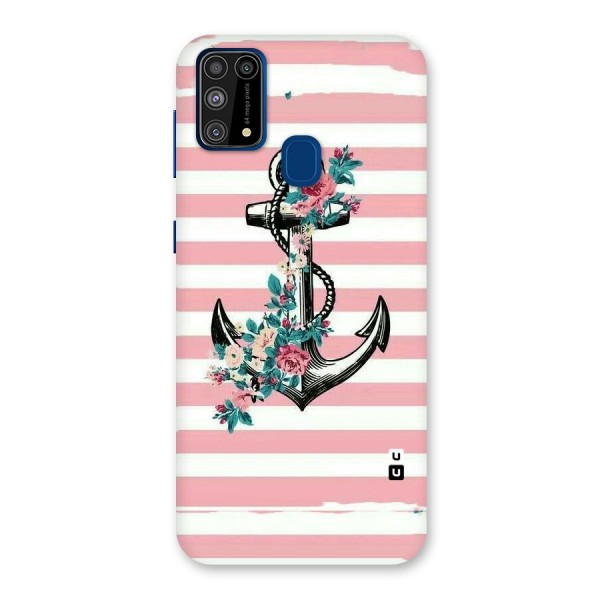 Floral Anchor Back Case for Galaxy F41