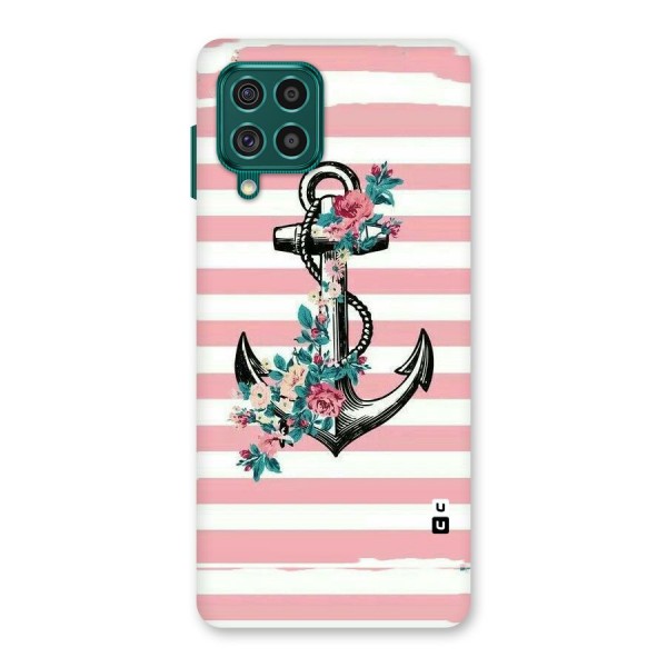 Floral Anchor Back Case for Galaxy F62