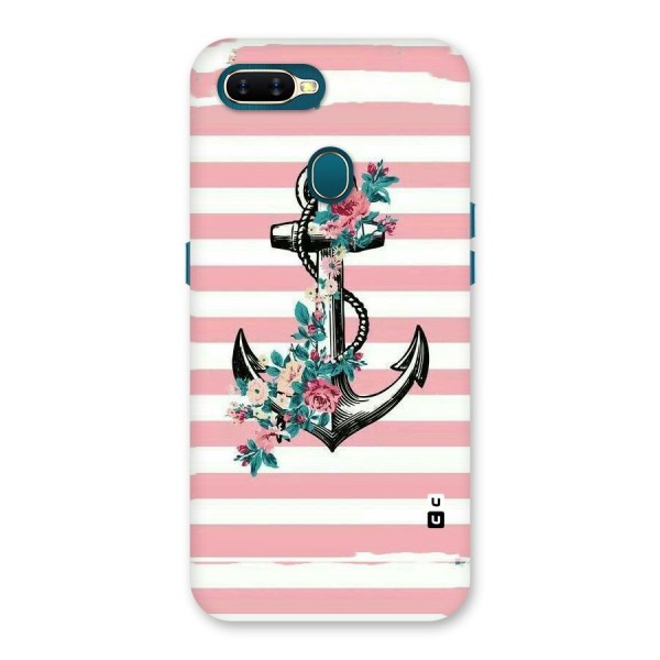 Floral Anchor Back Case for Oppo A12