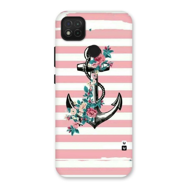 Floral Anchor Back Case for Redmi 9C