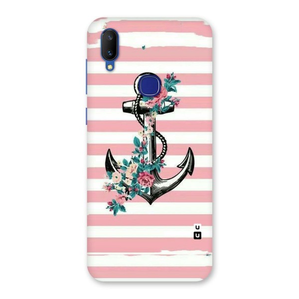 Floral Anchor Back Case for Vivo V11