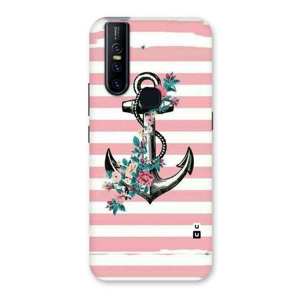 Floral Anchor Back Case for Vivo V15