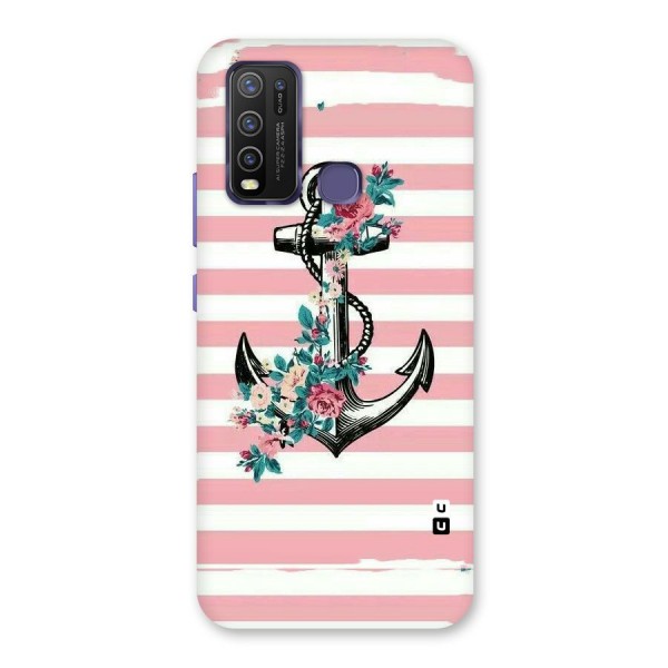 Floral Anchor Back Case for Vivo Y30